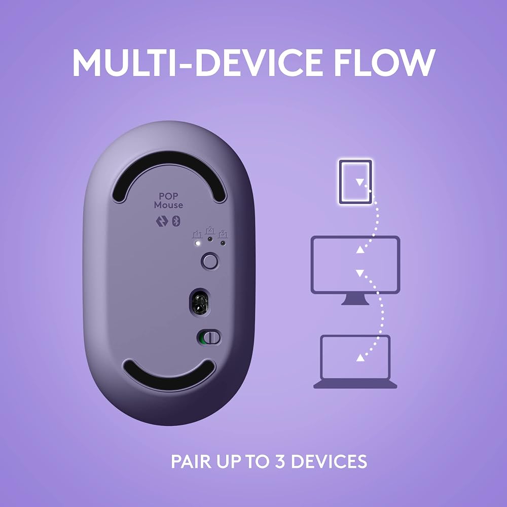Logitech POP Mouse, Compact and Portable Wireless Bluetooth - Image 8