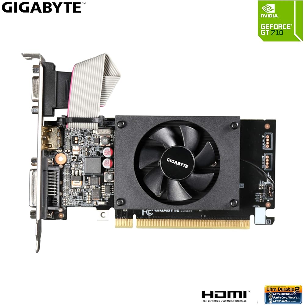 GIGABYTE 2GB RAM DDR3 SDRAM Video Graphics Card - Image 2