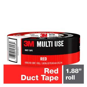 3M 1.88 in. x 55 yds. Red Duct Tape (3955-RD​)