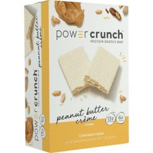 Power Crunch Peanut Butter Cream Wafer Protein Energy Bar - 5pk