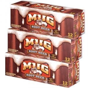 Mug Root Beer Soda, 12 fl oz cans (Pack of 12)