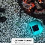 iHome - Outdoor Rechargeable Bluetooth Solar Rock Speakers with TWS Linking