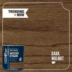 BEHR - 1 qt. #TIS-502 Dark Walnut Transparent Fast Drying Water-Based Interior Wood Stain