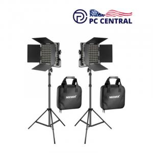 Neewer Bi-Color Video LED 2-Light Kit with Stands