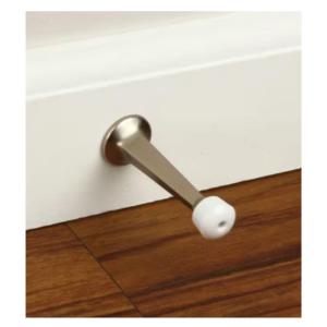 Everbilt Satin Nickel Solid Door Stop (5-Pack)