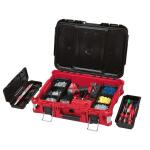 (48-22-8424Milwaukee PACKOUT 22 in. Medium Red Tool Box with 75 lbs. Weight Capacity )