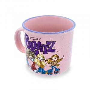 Bratz Pink Ceramic Camper Mug Holds 20 Ounces