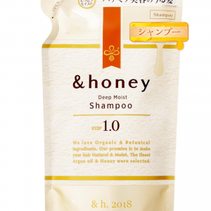 Honey Deep Moist Shampoo Refill Japan 350Ml Super Moist Organic Intensive Moisturizing