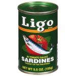 Ligo Sardine in Tomato Sauce 4pcs 5.5 OZ