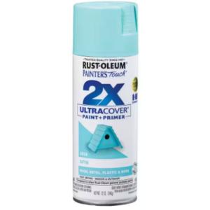 Rust-Oleum Painter's Touch 2X - 12 oz. Satin Aqua General Purpose Spray Paint