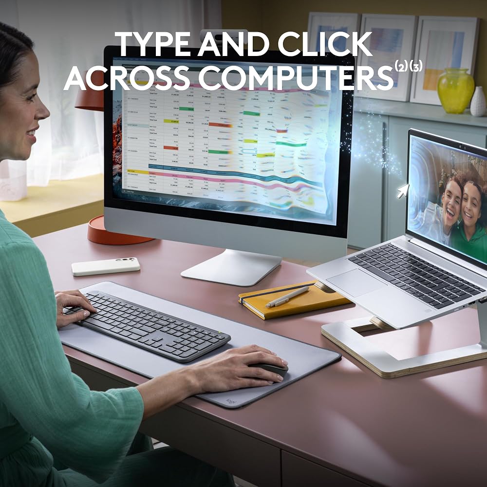 Logitech Signature Slim MK955 Wireless Keyboard and Mouse Set - Image 3