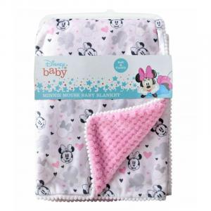 Cudlie Disney Baby Minnie Mouse Print Double Sided Blanket