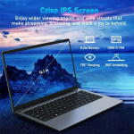 ESOOR 14.1" FHD IPS, Celeron N4000, 6GB RAM, 512GB SSD, Win 11 Pro, Office 2024