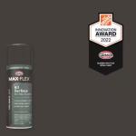 GLIDDEN MAX FLEX - 12 oz. Satin Dark Granite Interior/Exterior All Surface Spray Paint and Primer