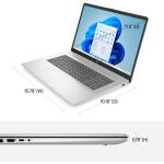 HP 17 Laptop, 17.3" HD+, i3-1125G4, 16GB RAM, 1TB SSD, UHD Graphics, Wi-Fi, HDMI, Win 11 Home S Mode