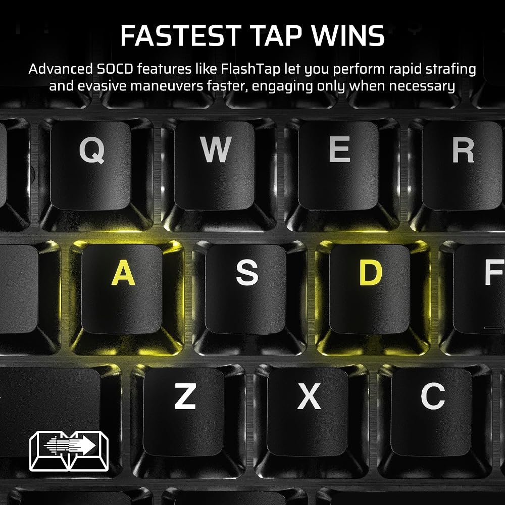 Corsair K70 PRO TKL RGB Tenkeyless Mechanical Wired Gaming Keyboard - Image 4