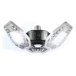 7.5 in. x 4.25 in. 6000 Lumens Single Pole Occupancy LED Flush Mount Motion Activated Garage Light