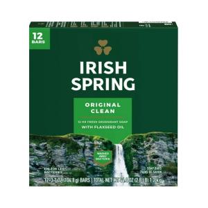 Irish Spring, Original Clean, 12pcs/pack, 104.8g