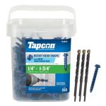 Tapcon 1/4 in. x 1-3/4 in. Hex-Washer-Head Concrete Anchors (225-Pack)