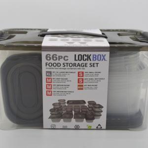 Lock Box 66-Piece Food Storage Set