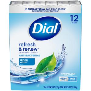 Dial Antibacterial Bar Soap12 Bars, 4 oz 