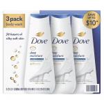 Dove Nourishing Body Wash, 3-pack Deep Moisture