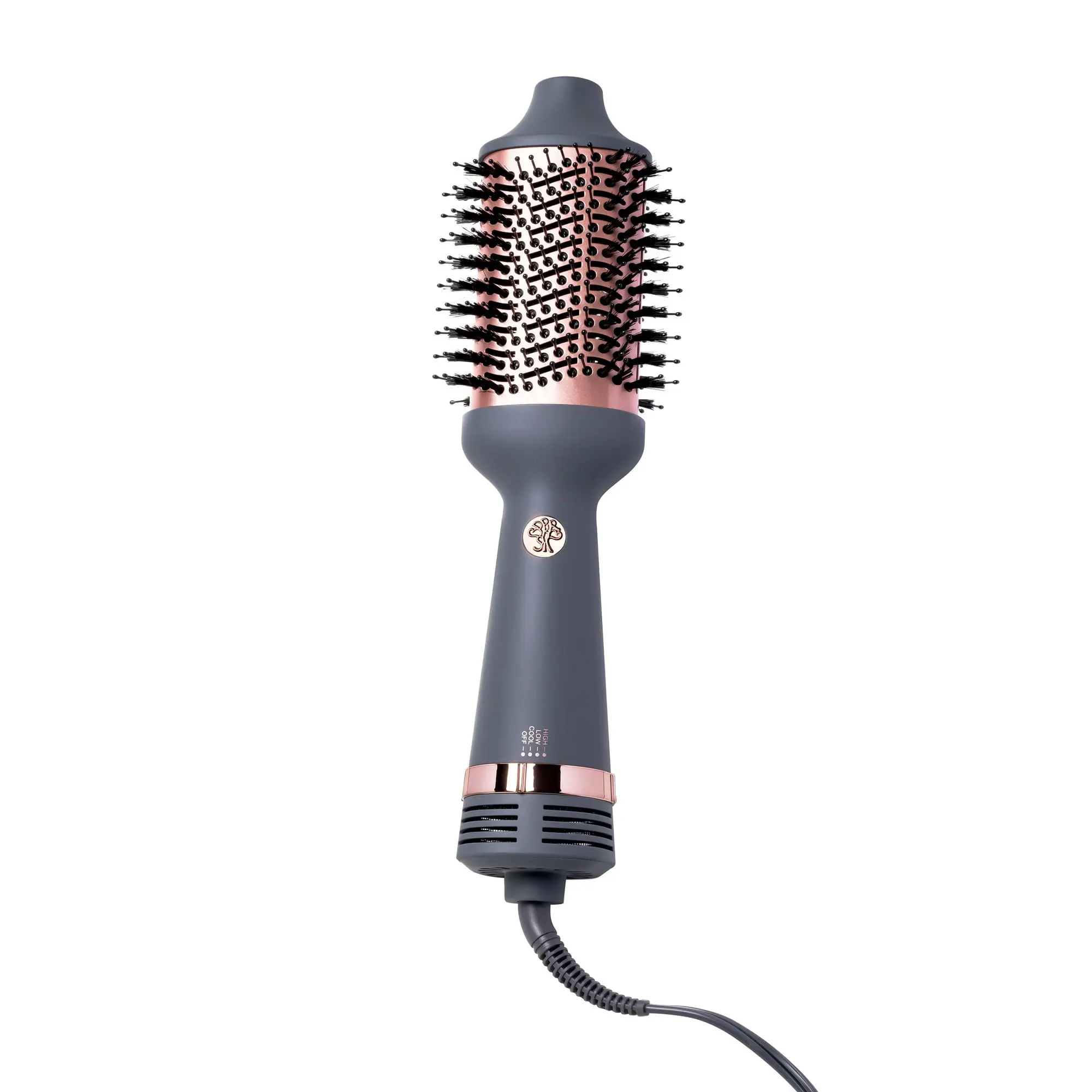 Hairitage Blow Dryer Brush for Curling and Straightening with Ceramic Volumizing