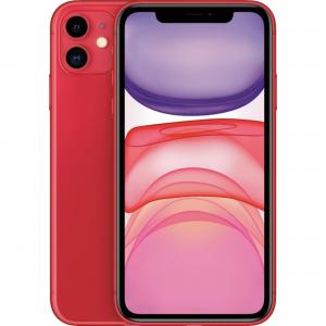 Restored Apple iPhone 11 Fully Unlocked (Verizon + Sprint + GSM Unlocked) - Red (Refurbished), 64GB