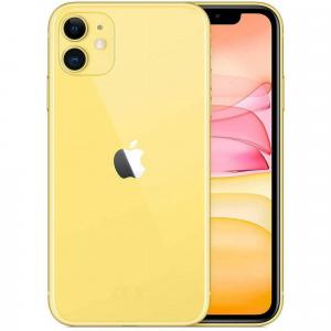 Restored Apple iPhone 11, Fully Unlocked, Yellow (Refurbished), 64GB