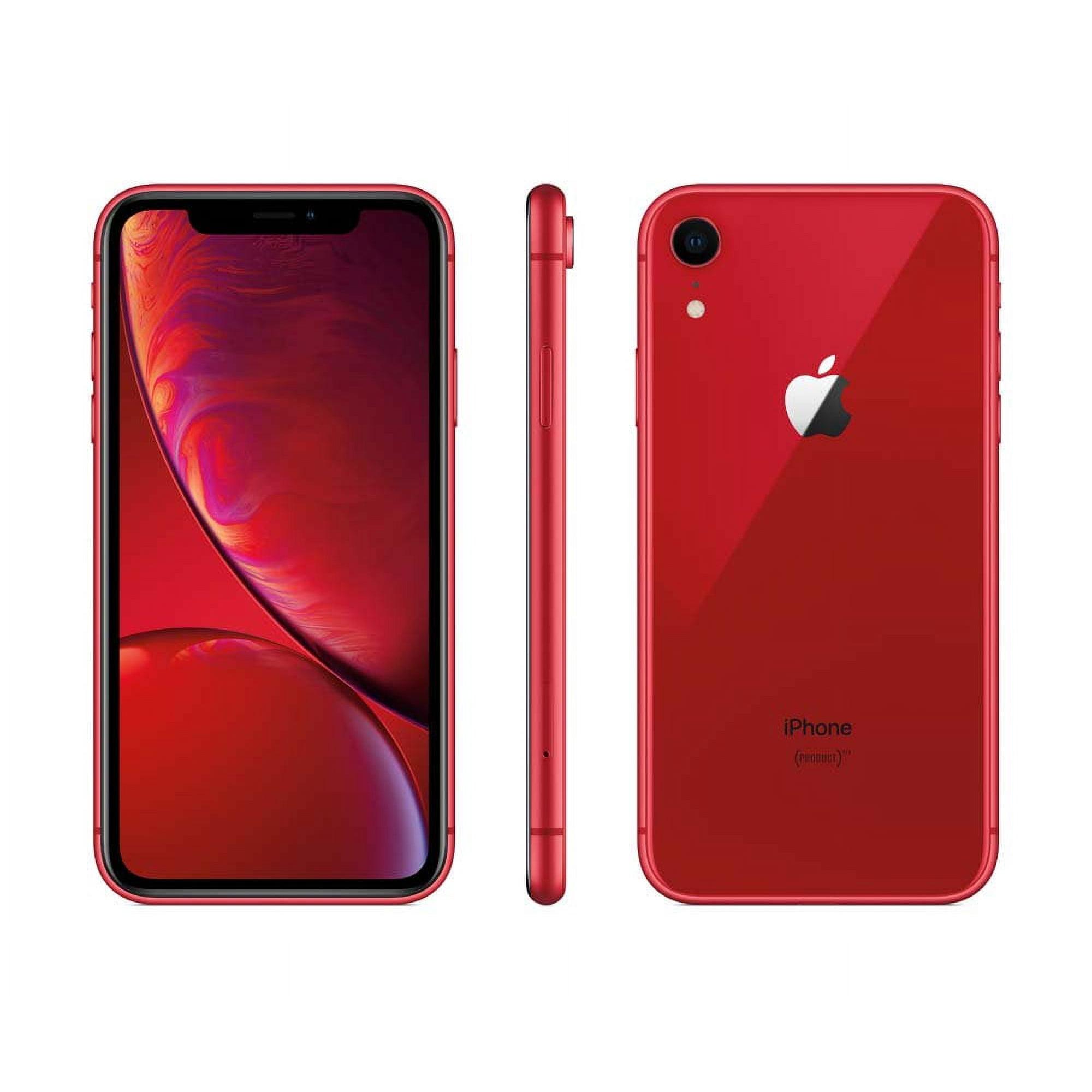Restored iPhone XR Red TMobile (Refurbished), 128GB
