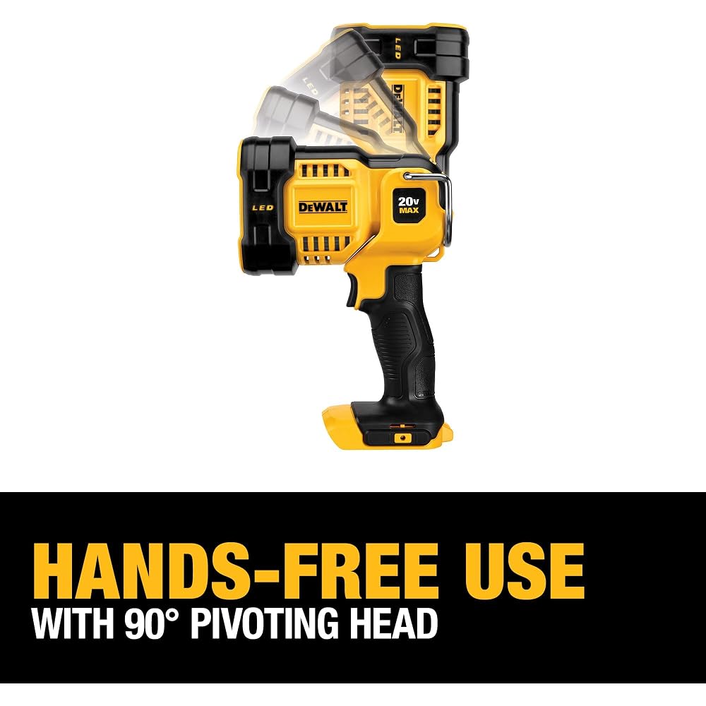 DEWALT 20V MAX LED Work Light, Handheld Spotlight - Image 3