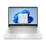 HP 14" Laptop, Intel Core i3-1115G4, 4GB RAM, 128GB SSD, Windows 11 S Mode, Natural Silver