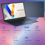 ASUS Vivobook 17.3" FHD, i3-1215U, 8GB RAM, 512GB SSD, Win 11 Home, Blue