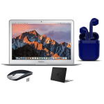 Restored Apple MacBook Air 13.3", Intel i5, 8GB RAM, 256GB SSD, Bundle with Airbuds, Case & Mouse