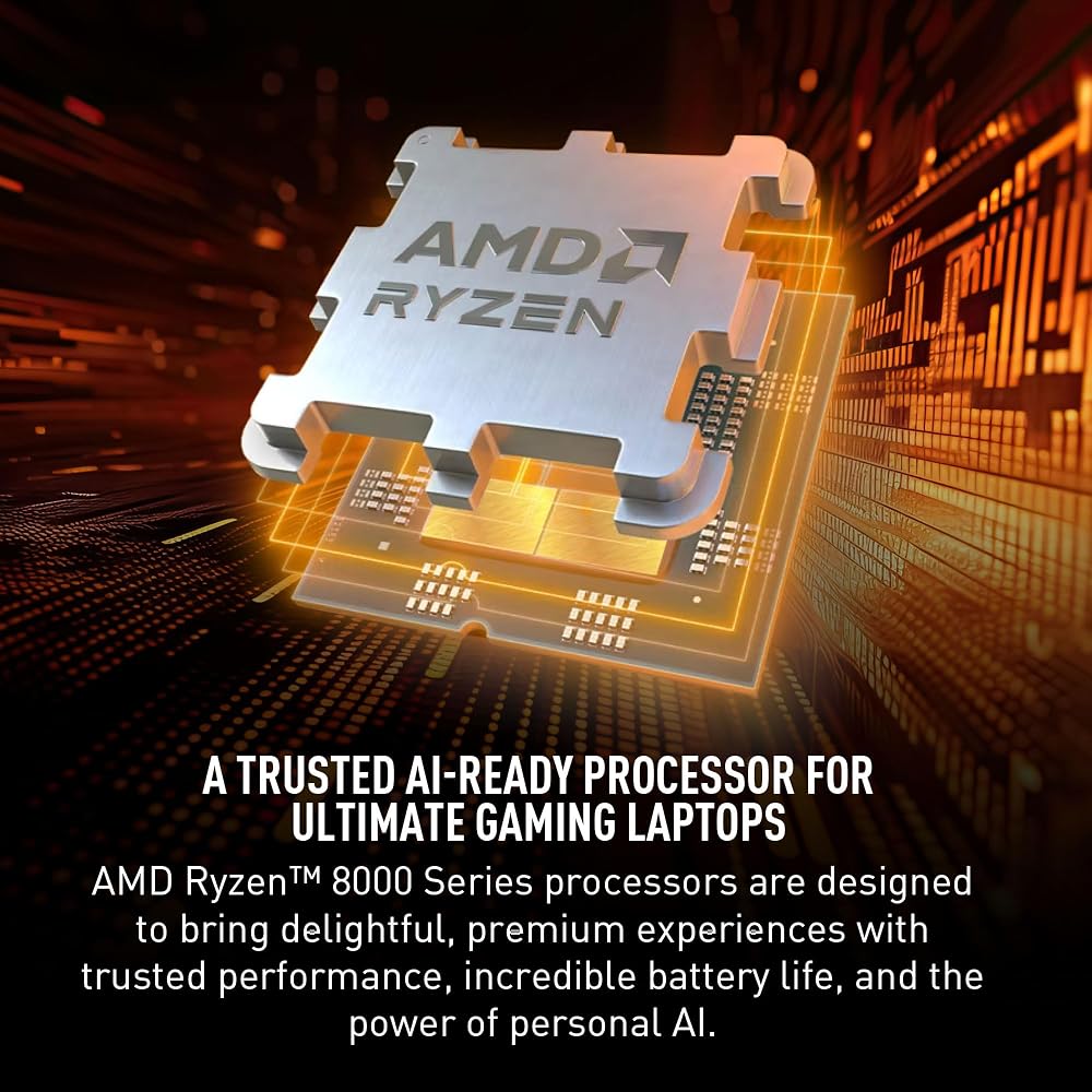 MSI Katana A15 AI 15.6-Inch 165Hz QHD Gaming Laptop: Ryzen 9-8945HS,  RTX 4070 - Image 3