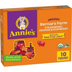 Annie's Bernie's Farm Strawberry, Orange & Raspberry Fruit Snacks -2pcs 7oz/10ct