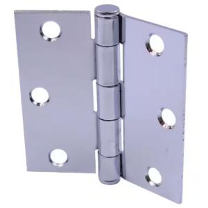 Everbilt Door Hinge 3 in. Square Radius Chrome Squeak-Free