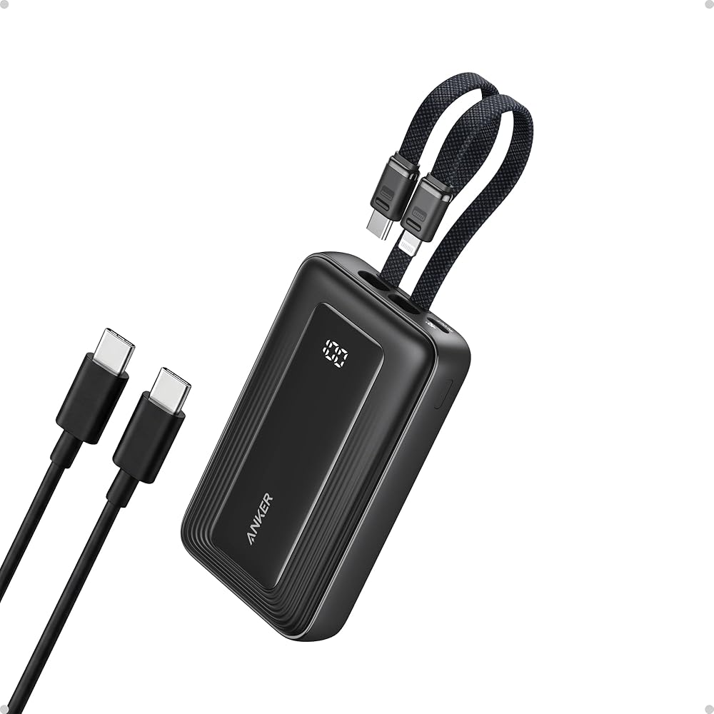 Anker Power Bank, 20,000mAh 30W Max with Built-in USB-C