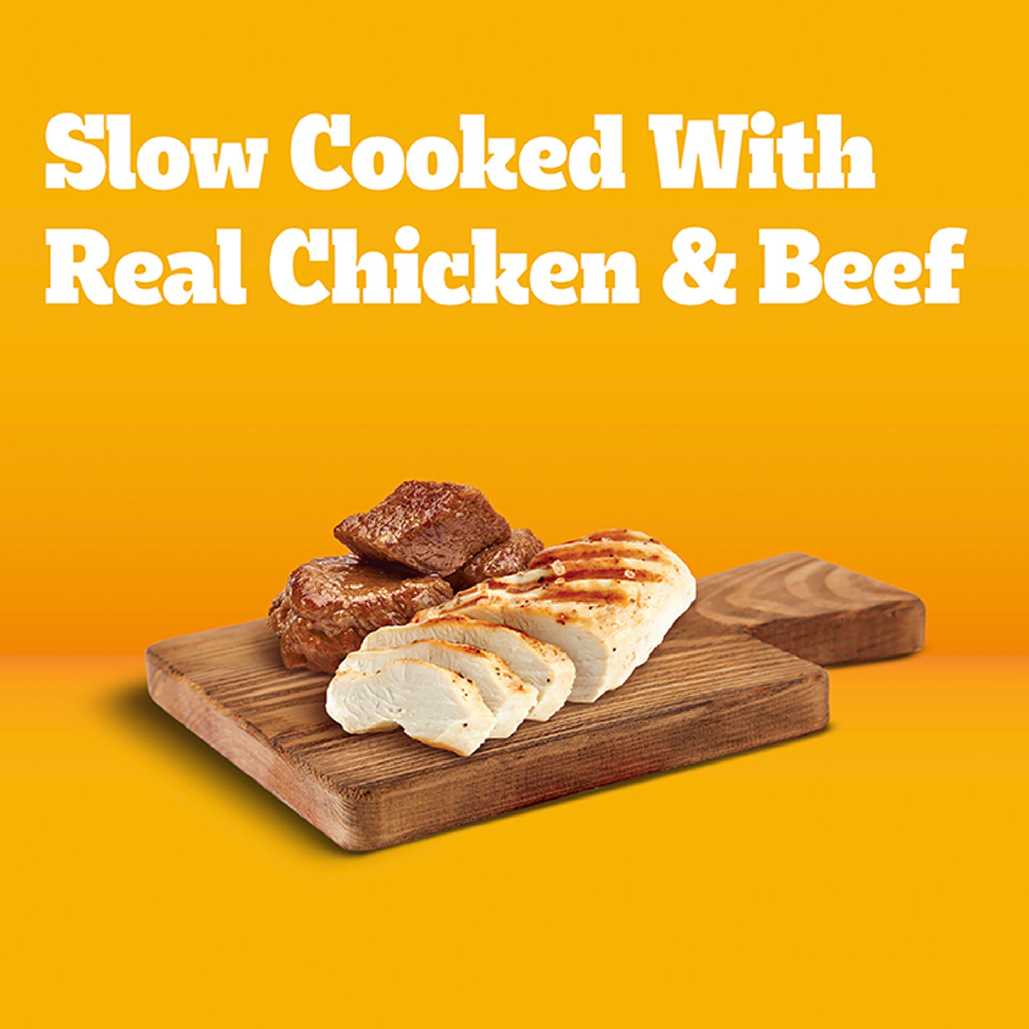Pedigree® Chopped Ground Dinner Puppy Wet Dog Food - Heathy Brain Development, With Chicken & Beef - Image 3