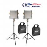 Neewer Dimmable Bi-Color 480 LED Video 2-Light Kit with Stand