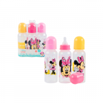 Minnie Mouse Disney 3 Packs 9 Oz Baby Bottles Set Pink/Yellow