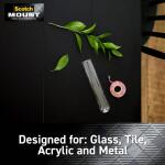 Scotch 1 in. x 3 in. Permanent Double Sided Clear Mounting Strips (8-Pack) (410P-ST)