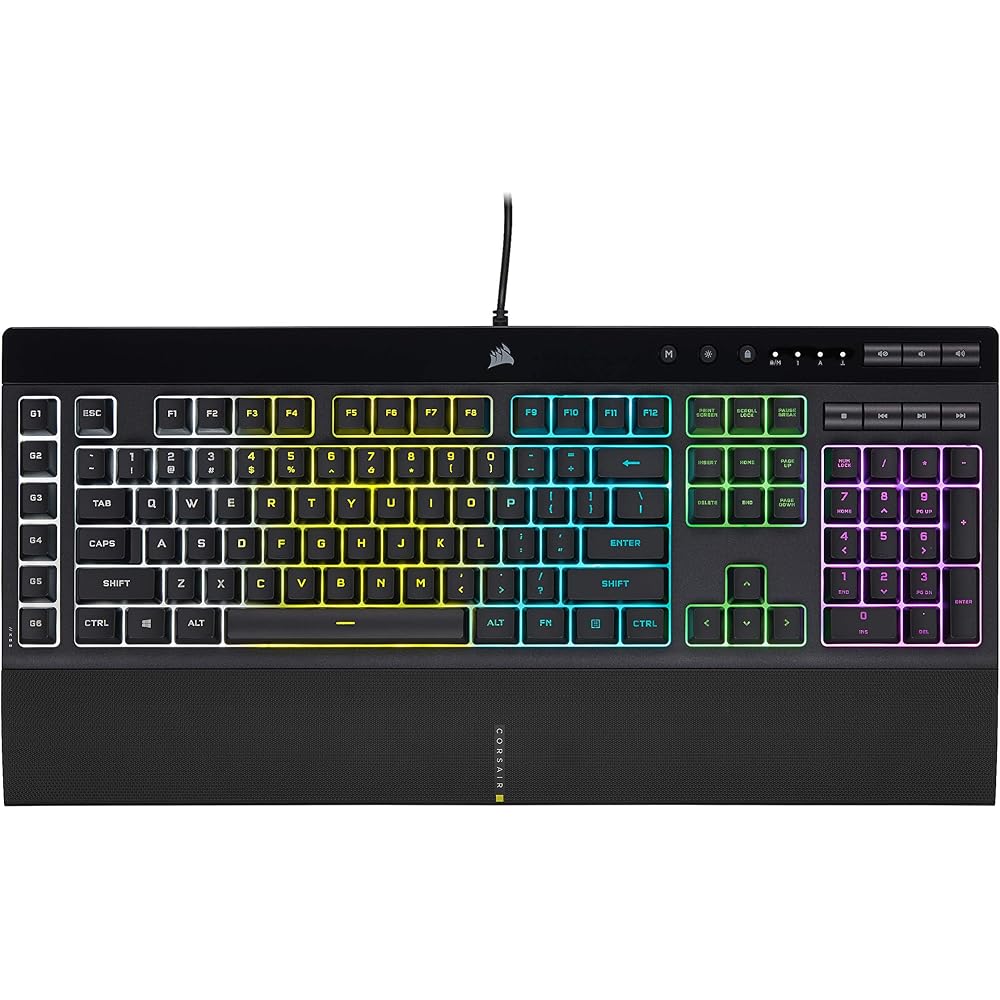 Corsair K55 RGB PRO Membrane Wired Gaming Keyboard