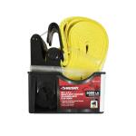 Husky30 ft. x 3 in. Premium Heavy-Duty Ratchet Tie-Down Strap with Flat Hook (FH1024)