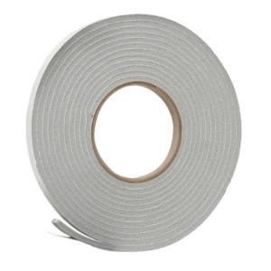 Frost King 3/8 in. x 3/16 in. x 17 ft. Grey Vinyl Foam Weatherseal Tape