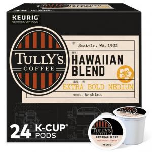 Tully's Coffee Hawaiian Blend Coffee Pods - Medium Roast - 24cup