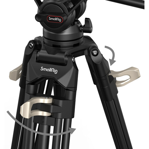 SmallRig AD-01 Heavy-Duty Tripod with Fluid Head - Image 7