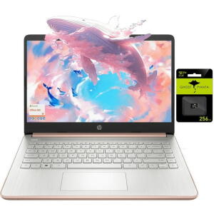 HP 14" Laptop N4120 16GB 320GB (64GB eMMC + 256GB SD) Win 11 S Webcam HDMI WiFi USB