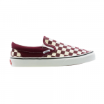 Vans Men's U Classic Slip-On Checkerboard Burgundy Size 11