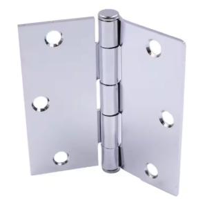 Everbilt Door Hinge 3-1/2 in. Square Radius Chrome Squeak-Free